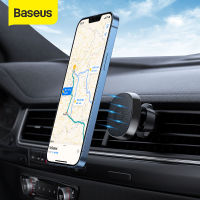 Baseus Full Metal Car Holder For Phone Strong Magnet Phone Holder In Car Air Vent Mount ที่วางโทรศัพท์มือถือ Stand