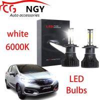 หลอดไฟหน้า 6000K สูง ต่ํา สีขาว สําหรับ Jazz 3rd Gen 2014-2019 1 New