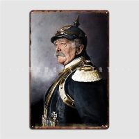 Otto Von Bismarck 1894 Colorized Poster Metal Plaque Classic Pub Cave Pub Wall Decor Tin Sign Posters Electrical Connectors