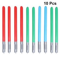 10Pcs Inflatable Light Saber Swords Toys Sword Toys Perfect Party Set Great Gift Random Color