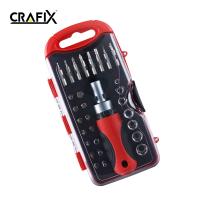 HOT** CRAFIX ชุดไขควงพร้อมดอกไขควงเซ็ต 20 ชิ้น Screwdriver Tools Set ส่งด่วน อะไหล่ สว่าน ไร้ สาย อะไหล่ สว่าน โรตารี่ อะไหล่ สว่าน ไฟฟ้า อะไหล่ หัว สว่าน