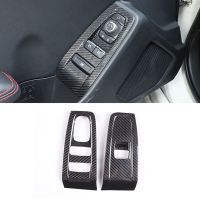 Car Carbon Fiber Window Glass Lift Button Switch Cover Car Styling for Toyota 86 / Subaru BRZ 2012-2022