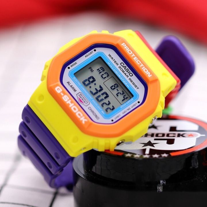 สินค้าขายดี-คาสิโอ-นาฬิกาข้อมือผู้ชาย-g-shock-รุ่น-dw-5610dn-9-นาฬิกากีฬา-นาฬิกา-นาฬิกาข้อมือ-รับประกัน1ปี