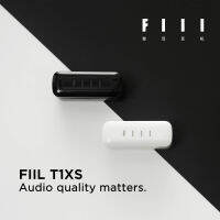 FIIL T1XS ร้านค้าอย่างเป็นทางการภาษาอังกฤษไฮไฟบลูทู ธ 5.0 หูฟังพร้อมไมโครโฟนคู่พูดคุยลดเสียงรบกวนหูฟังไร้สายจริงพร้อมปีกหูที่มั่นคง