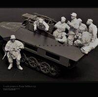 1/35 Resin Soldier model kits figure colorless and self-assembled (8 pcs） A-1365