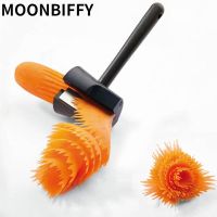 Manual Spiral Slicers Vegetable Cutter Plastic Peeler Fruits Device Cooking Gadget Kitchen Roll Flower Decorative tool kitchen Graters  Peelers Slicer