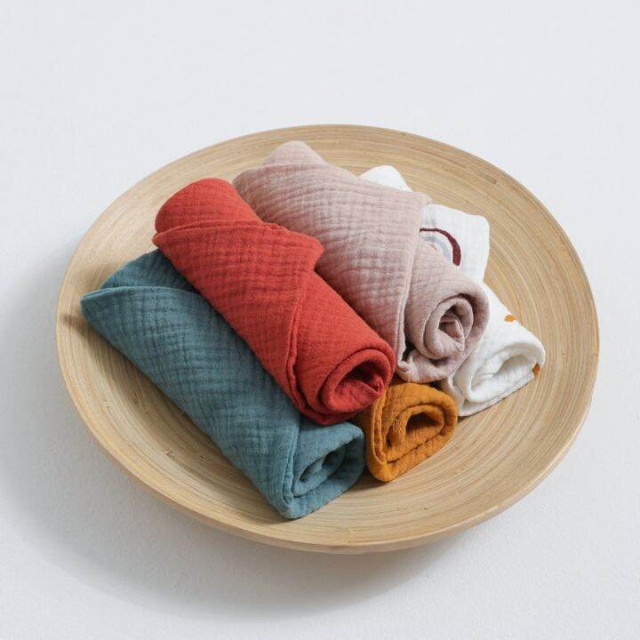 5-pcs-baby-cotton-square-towel-infant-hand-face-washcloth-handkerchief-muslin-cloth-feeding-bib-burp-cloth-saliva-towel