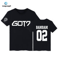 2020 GOT7 Kpop BAMBAM T เสื้อ JB Jackson แขนสั้นเสื้อยืด GOT 7 Kpop Hip Hop T เสื้อผู้ชาย Tee Tshirt ผู้ชายเสื้อคู่