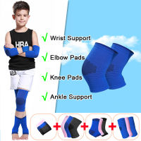 ชิ้น/เซ็ตเด็กผู้หญิงกีฬาเข่า Pads Elbow Pads ข้อมือข้อเท้ารั้งสเก็ตกลางแจ้งขี่จักรยานเข่าสนับสนุนเกียร์ป้องกัน-Jezker