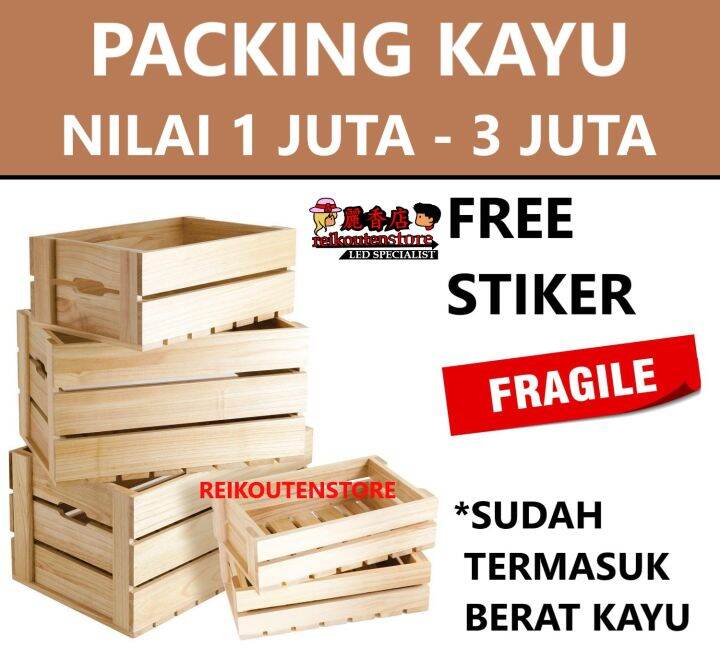 Tambahan Extra Packaging Kayu Untuk Belanja Barang Sampai Juta