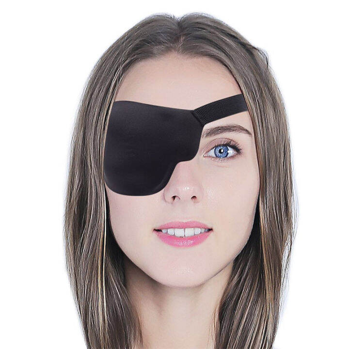 [shengteguoji] Pirate Eye Patch Unisex Black Single Eye Patch Eyepatch ...