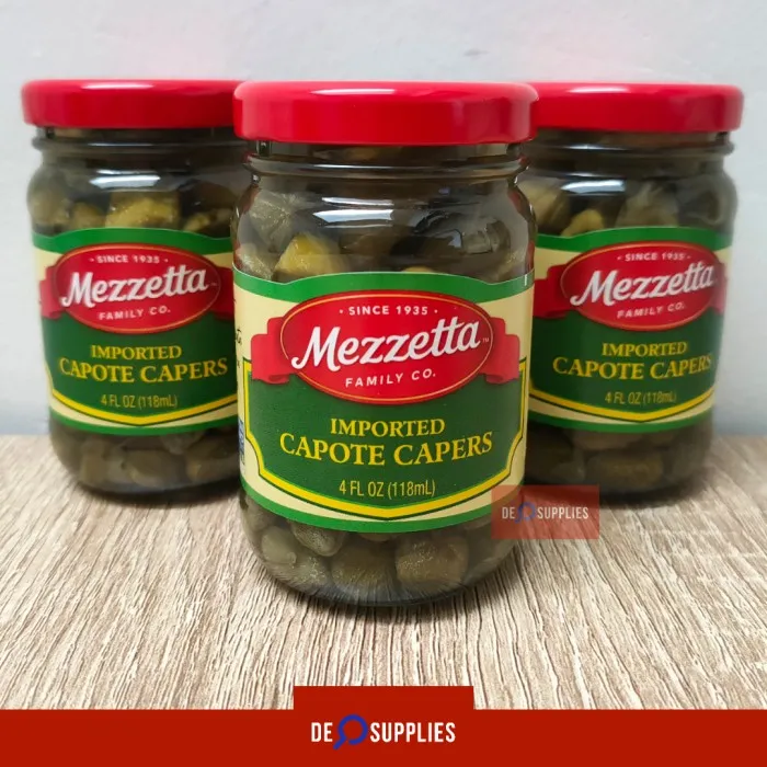 Mezzetta Acar Capote Capers 118ml Acar Kaper Import Mezzeta Mezetta