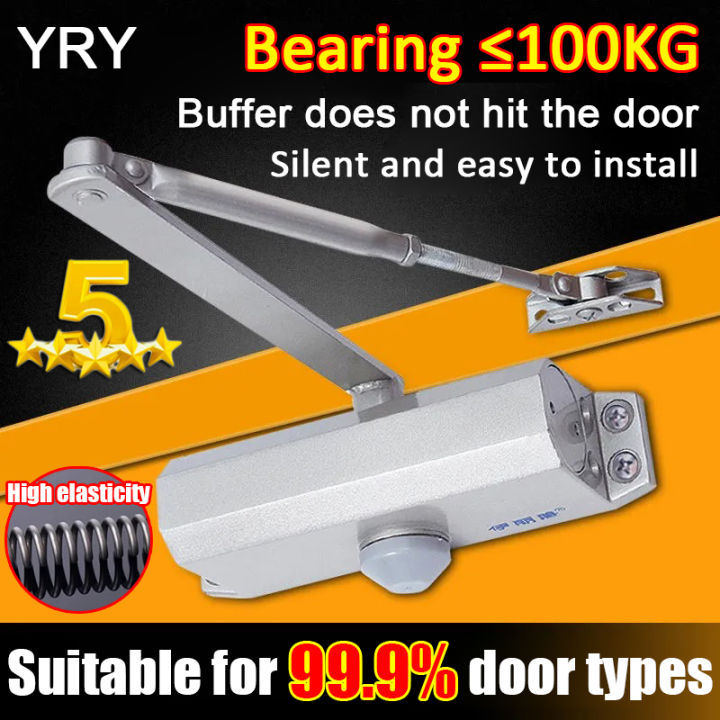 【100 Years Service Life】yry Automatic Door Hydraulic Door Closer 100kg 180° Open Super Alloy 6560