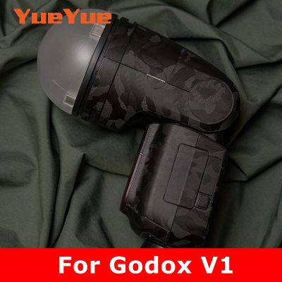 สำหรับ Godox V1 V1C V1N V1O V1F V1P กันรอยขีดข่วนเคลือบสติ๊กเกอร์สะท้อนแสงผิวที่ฟิล์มป้องกัน