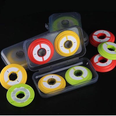 2-6 Spindle Silicone Main Spool W/Box Fishing Main Line Box Winding Board Not Hurting the line Closed Fishing Main Coil Winding