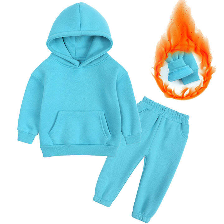 2-12-years-old-childrens-clothing-winter-new-boys-and-girls-fleece-sweater-suit-hooded-plush-sportswear-childrens-suit