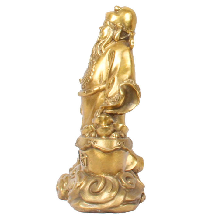 brand-new-copperware-ทองแดงบริสุทธิ์ของตกแต่งงานฝีมือเทพเจ้าแห่งความมั่งคั่ง-to-เทพเจ้าแห่งความมั่งคั่งพระพุทธรูปทิเบต