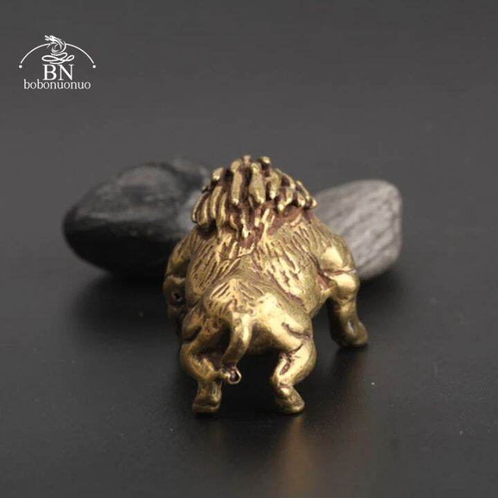 retro-crafts-copper-small-wild-boar-ornaments-brass-feng-shui-animal-statue-tea-pet-home-decor-for-living-room-desk-decorations