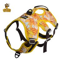 Pet Dog Harness Dog Items Outdoor Walking Training Vest For Dogs Accessories Breathable Reflective Pet Harness Vest Pet Supplies Collars