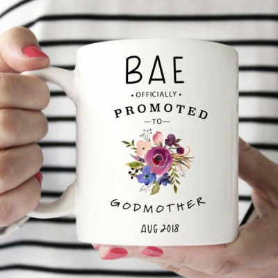 Bae Godmother Proposal Sister Godmother Funny Ceramic Coffee Mug Milk Cup Creative Gifts