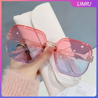 LIMRJ แว่นตากันแดดขนาดเล็กสำหรับสุภาพสตรี การป้องกัน UV 400 กรอบสี่เหลี่ยมแนวโน้มแฟชั่น แว่นตากันแดด