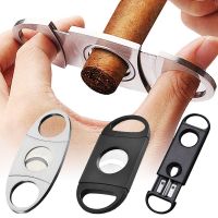 ▫ Cigar Cutter Stainless Steel Sharp Cigar Cutter Manual Cigarette Breaker Cigar Accessories