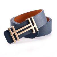 【CW】 New Fashion Leather Pleasing Terrific Belts for Men  amp; Brand  H Buckle