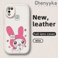 เคส Chenyyyka สำหรับ Infinix Hot 10 Play เคส X688C ลายการ์ตูนน่ารักเมโลดี้ดีไซน์ใหม่บางนุ่มหนังซิลิกาเคสโทรศัพท์เจลฝาปิดเลนส์เต็มเคสกันกระแทกกล้องกันกระแทก