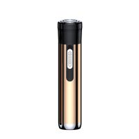 ZZOOI 1/2/3 Electric Nose Ear Hair Trimmer Rechargeable Hand Held Dustproof Cap Washable Men Clippers Remover Trimming Device  Gold