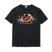 Maryland Crab Cute State Pride Flag Pullover Hoodie Camisas Hombre Men Rife Comfortable Tops Tees Cotton Tshirts Design - lor-made T-shirts XS-6XL