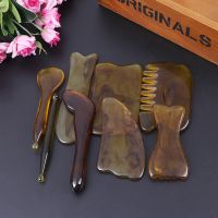 【YF】◑  Physiotherapy Gua Sha Board Guasha Massage Scraper Face Neck Massager Comb