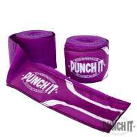 Punch it Hand Wraps 3.8 m Purple