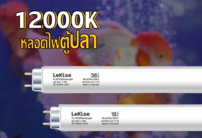 หลอดไฟตู้ปลา 12000K LeKise