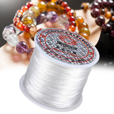 60m/roll Elastic Beading Thread Jewelry Making DIY Beading Cords Wristband Bracelet Necklace Anklet Elastic Thread