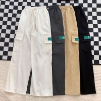 NSMKW MALL Korean Many Pants Men Trend Loose Straight Trousers seluar slack lelaki