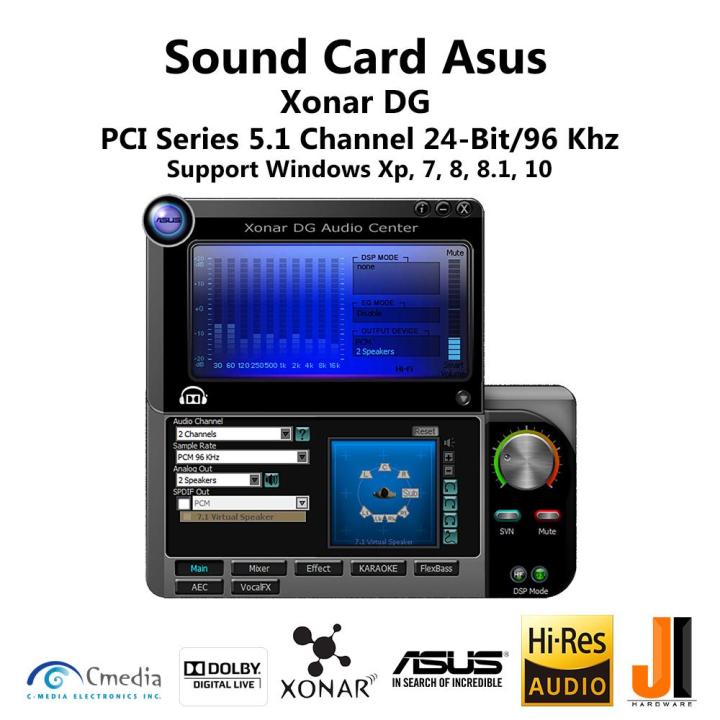 sound-card-asus-xonar-dg-5-1-channel-pci-มือสอง