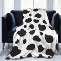 2023 in stock ✣▦♦Anti-pilling flannel Fleece Blanket Cow Print Fleece Blanket Warm Fleece Blanket Plush Bed Couch，Contact the seller to customize the pattern for free