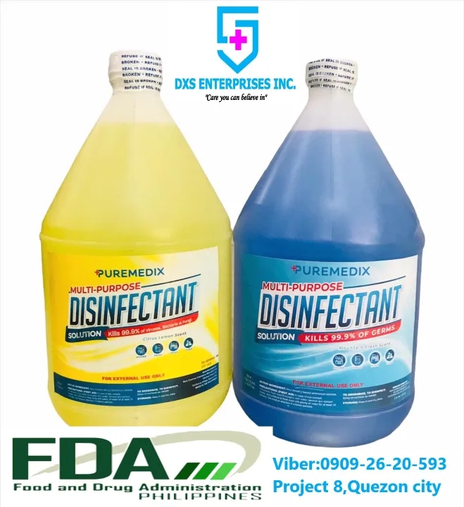 PUREMEDIX MULTIPURPOSE DISINFECTANT SOLUTION KILLS 99.9 OF GERMS