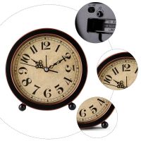 European Fashion Personality Vintage Alarm Clock Creative Bedside Fashion Silent Metal Student Alarm Clock