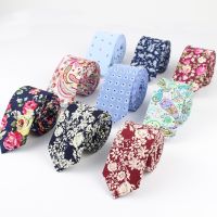 Mens Fashion Floral Necktie Casual Diamond Artificial Cotton Flower Roes Bow Tie Paisley Skinny Ties Men Small Designer Cravat