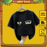 Áo thun bé trai bé gái ADLV Xiên Kẹo KIDO Shop áo phông trẻ em form rộng