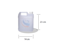 แกลลอน พลาสติก ทรงเหลี่ยม ฝาเกลียวคุณภาพดี (Gallon) ขนาด 2 ลิตร ใหม่