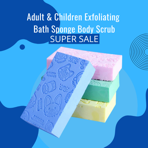 Adult & Kids Exfoliating Bath Sponge Body Scrub Lazada PH