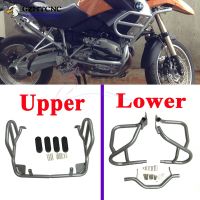 For BMW R 1200GS R1200 GS Oil Cooled 2004-2012 R1200GS Crash Bar Engine Tank Guard Bumper Frame Upper Lower Protector Protective