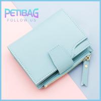 PETIBAG แฟชั่นสำหรับผู้หญิง เครดิตดี สาวๆ หนังพียู กระเป๋าใส่เงิน ที่ใส่บัตร กระเป๋าสตางค์แบบสั้น กระเป๋าใส่บัตร