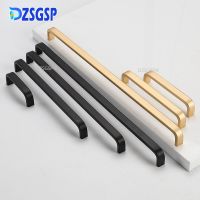 ❉☾✐ DZSGSP Kitchen Door Cabinet Straight Handle 64/96/128/160/192mm Space Aluminum Handles Pull Knobs Furniture Hardware