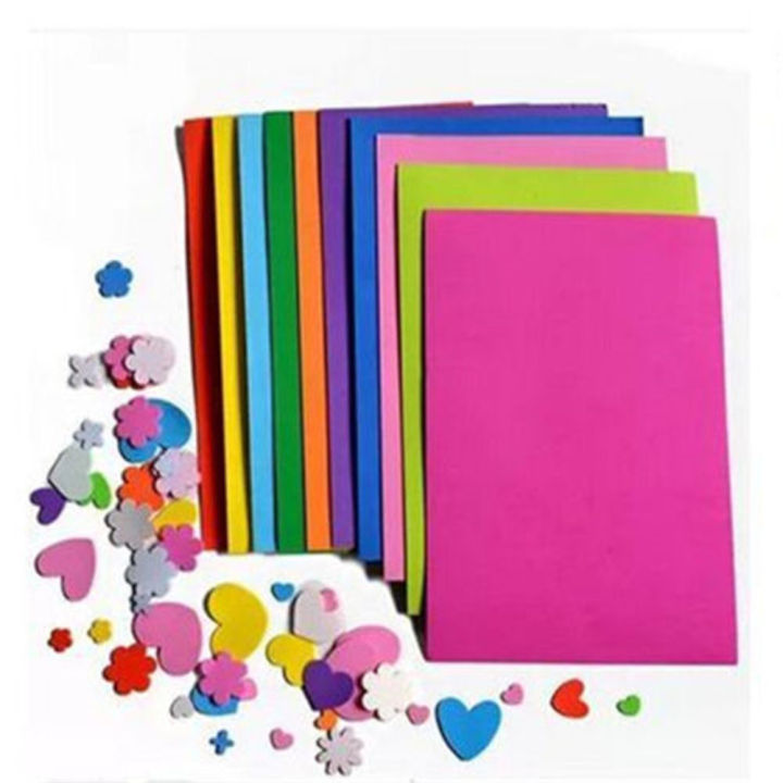 1pack-10-sheets-290x200x1mm-diy-handmade-multicolor-a4-fun-thick-kids-paper-sponge-eva-foam-paper