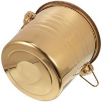 【CW】 Bar Tub Bin Tall Narrow Storage Cooler Buckets Beer Beverage Gold Holder Cocktail Pail