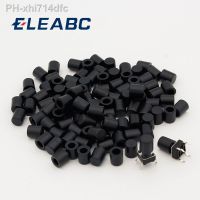 100pcs/lot Black Plastic Cap Hat G62 for 6x6mm Tactile Push Button Switch Lid Cover