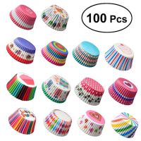 【hot】∏☈✱  Pcs Paper Cup Mold Multicolor Baking Accessories Small Boxes Birthday Tools